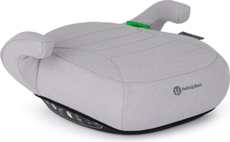Автомобилна бустер седалка PETITE&MARS zuno gentle grey за деца 125–150 см