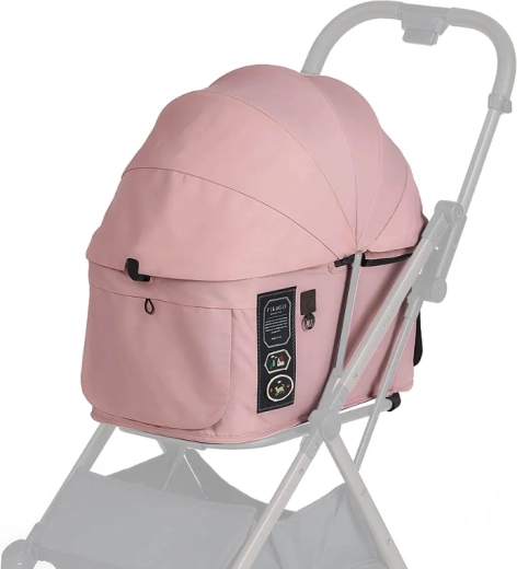FIKAGO canopy and stroller cover FTG2 Mist Pink