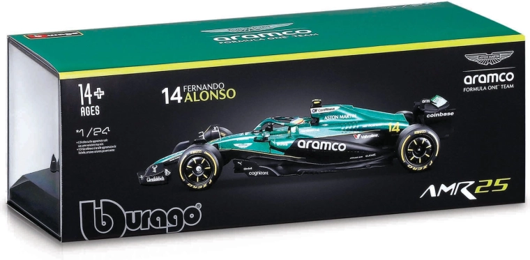 Premium Bburago RACE packaging