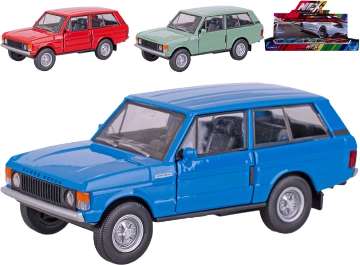 Метален модел Land Rover Range Rover 1970 Welly 11,5 см с инерционен механизъм