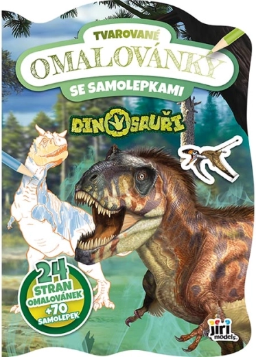 Shaped Dinosaur Coloring Book