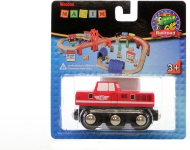 Maxim Red Diesel Locomotive
