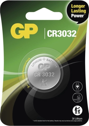GP CR3032 3 V lithium coin cell battery