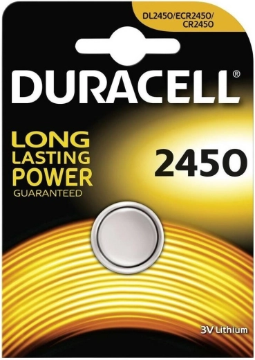 Lithium coin cell battery 3V DURACELL 2450