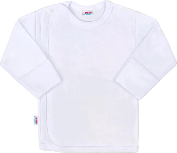 Бебешка ризка New Baby Classic II, бяла 68