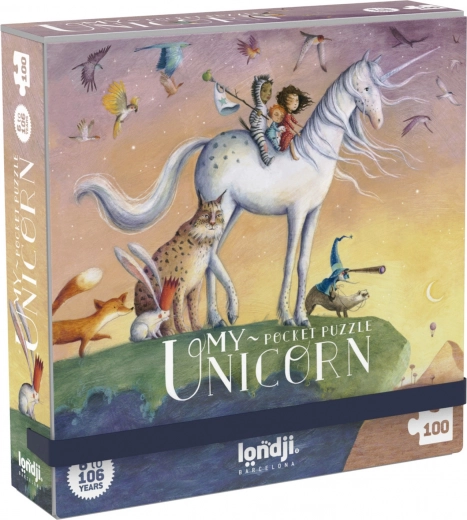 Pocket Puzzle Londji Unicorn - 350 Pieces