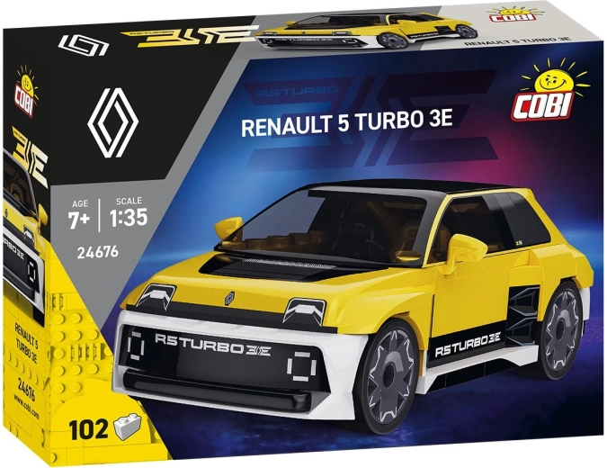 Конструктор Cobi Renault 5 Turbo 3E в мащаб 1:35 (102 части)