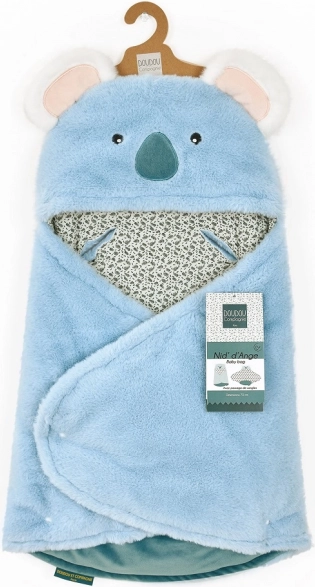 Плюшено одеялце с качулка Yoca le Koala 70 см