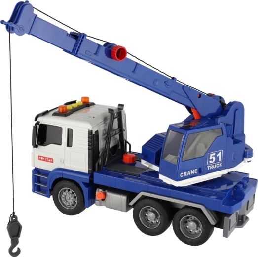 Movable crane with hook