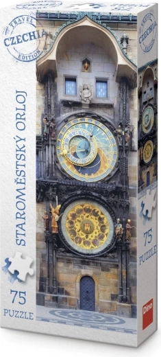 Dino panoramic puzzle Tourist Edition Czechia: Old Town Astronomical Clock 75 pieces