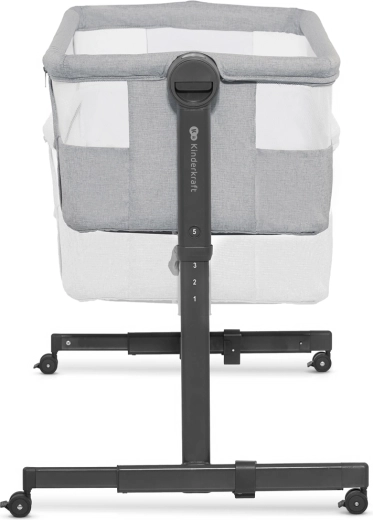 Height adjustment and safe attachment to the bed