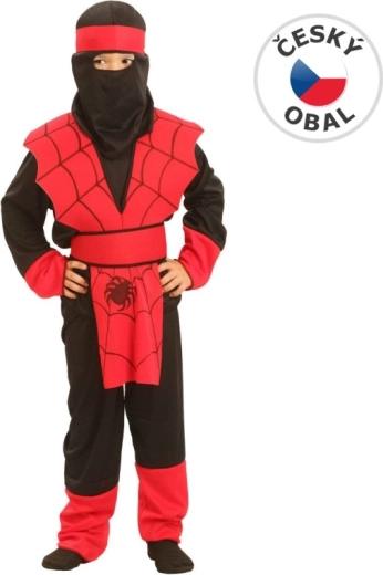 Kids' carnival costume ninja spider 110–120 cm