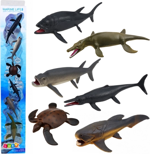Marine Life комплект мини фигурки на морски животни (6 бр., 6–9 см)