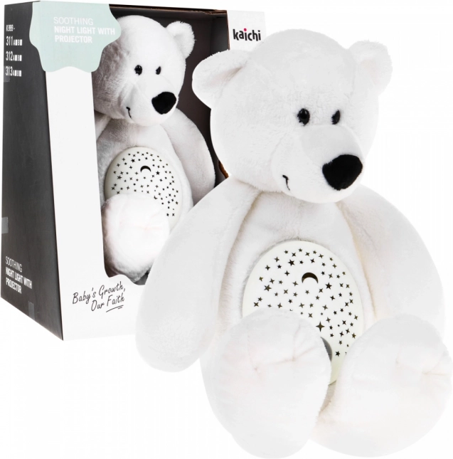 Soothing Plush Teddy Bear 3-in-1 with Projector and Melodies, 6m+