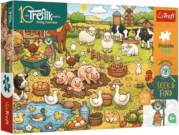 Trefl пъзел Seek & Find село 100 части