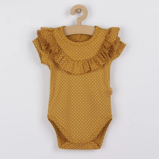 Baby cotton bodysuit with short sleeves NICOL Michelle