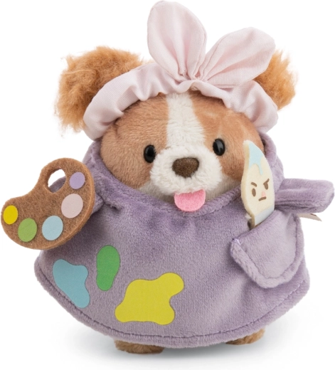 Nici MyMochi плюшен кокер шпаньол Brushy 8 см с костюм на художник и четка