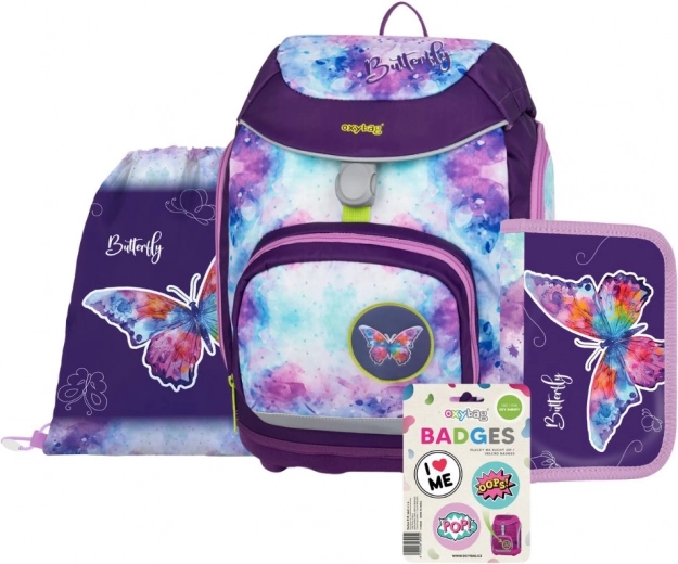 OXY Sherpy Butterfly School Supplies Set for Kids