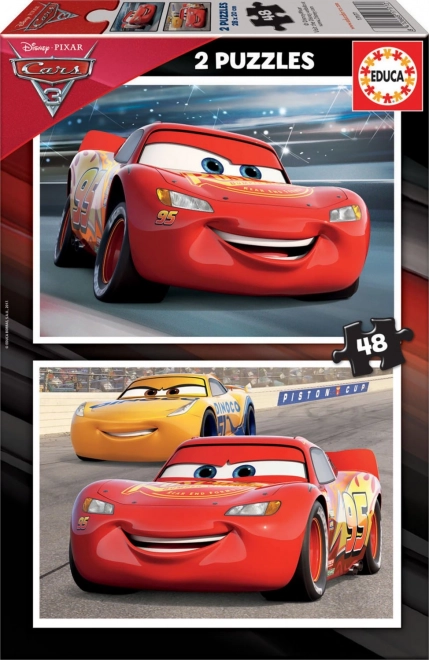 Educa Puzzle Cars 3: Racing Track 2x48 Pieces