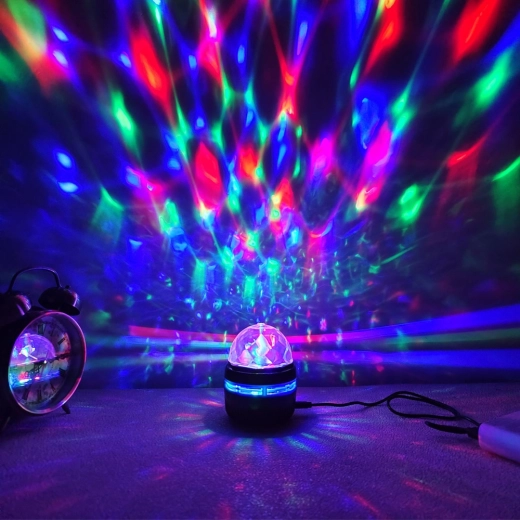 Цветни RGB ефекти и 360° проекция
