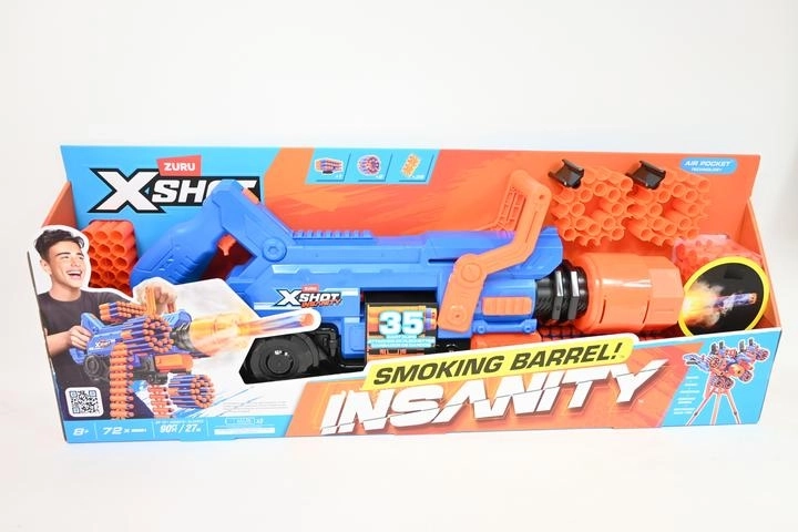ZURU X-SHOT Insanity Smoking Barrel – пенообразен бластер