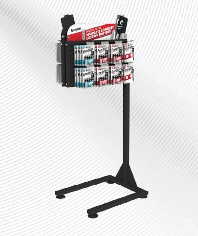 Horizontal stand ENERGIZER 4×2 with antenna holder, double-sided, without panels