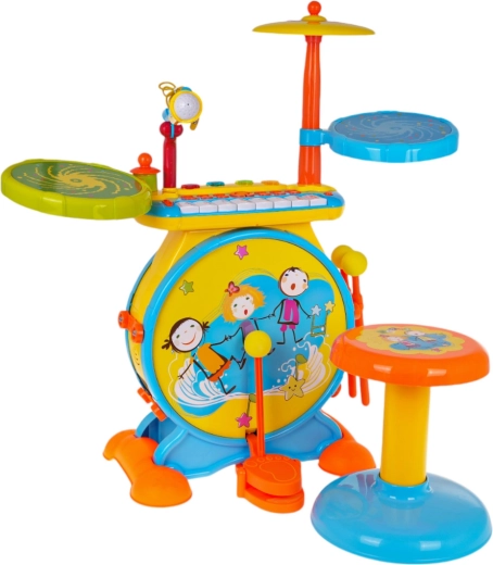 Children's Drum Set with Keyboards Happy Band