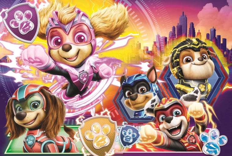Пъзел Paw Patrol Mighty Pups 100 части за деца от 5 години