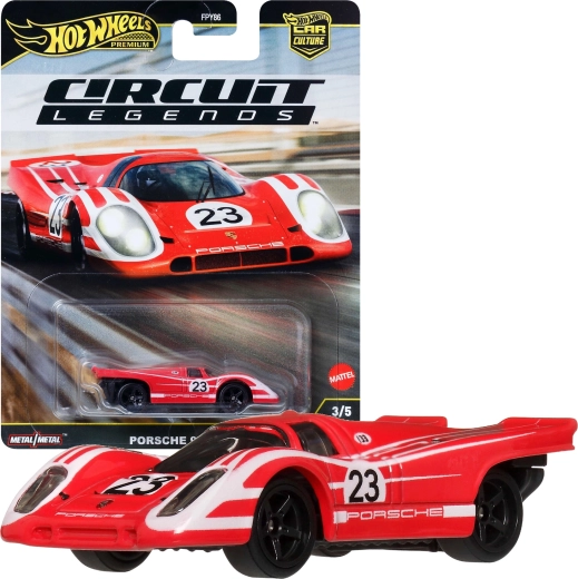 Hot Wheels Premium Circuit Legends Porsche 917KH – метален модел 1:64, 7 см