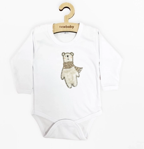 Бебешко боди с дълъг ръкав New Baby Polar Bear 86