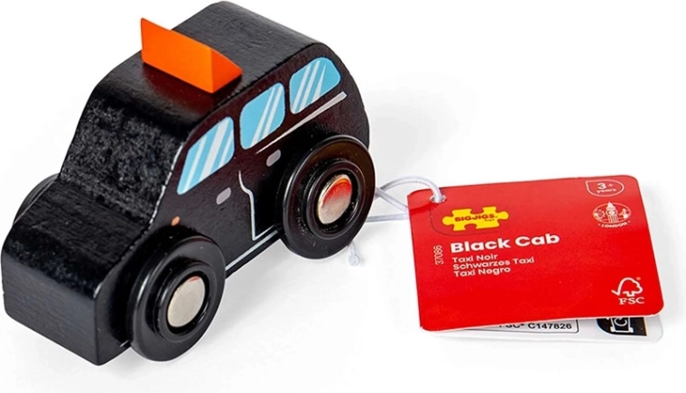 Дървено лондонско такси BIGJIGS TOYS