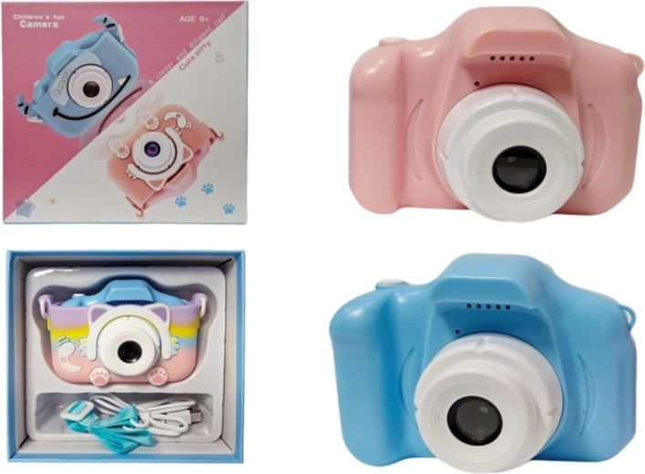 Kids' camera in pastel colors