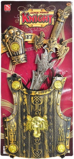 Children’s knight set with sword and shield 57 cm