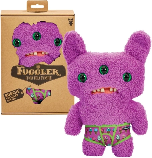 Плюшена играчка Fuggler Budgie Reek-O с гащички, 22 см