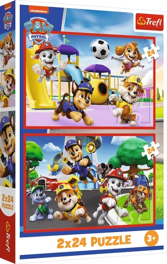 Puzzle 2×24 Dog Day of Fun – PAW PATROL by Trefl