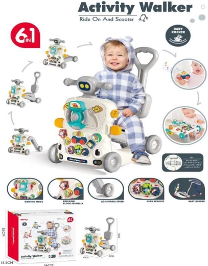 Проходилка, буталка-количка и интерактивна масичка MOTOR 3 в 1