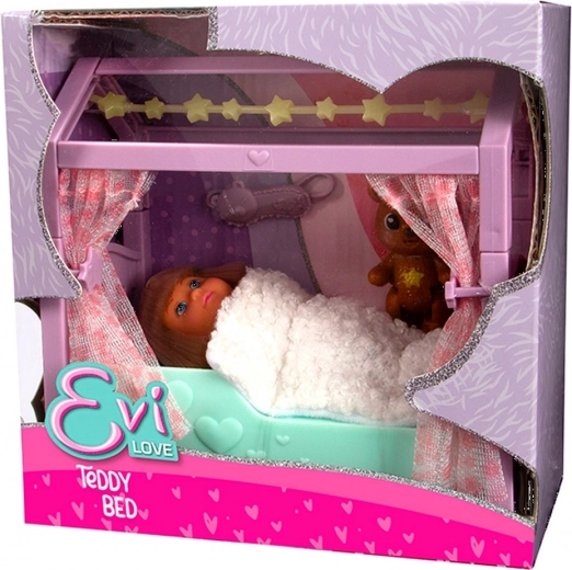Evi Love doll with bed and glowing stars