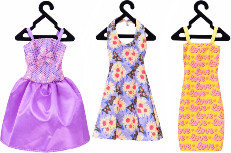 Four dresses and extensive accessories