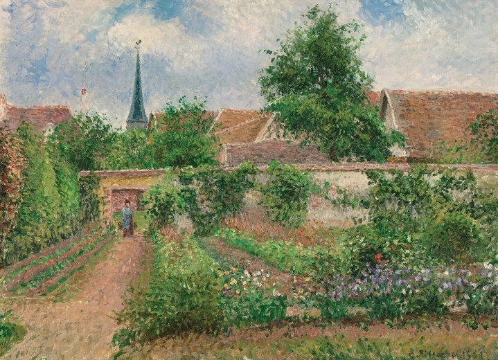 EUROGRAPHICS Puzzle Vegetable Garden in Eragny, 1000 Pieces