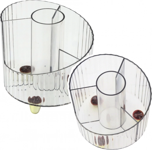Organizer for Office Supplies Transparent White