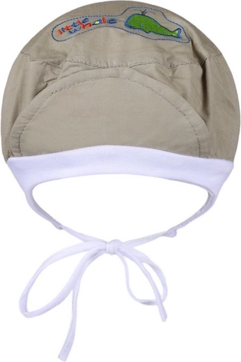 Summer kids’ cap with visor New Baby Little Whale green