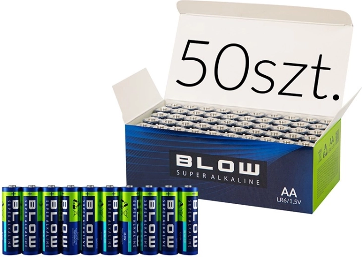 Alkaline AA (LR6) batteries BLOW super alkaline - 50 pcs