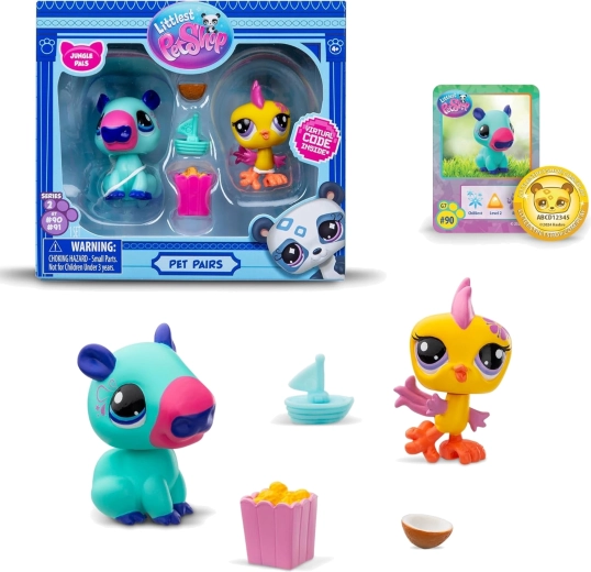 Hasbro Littlest Pet Shop Pet Jungle комплект фигурки и аксесоари