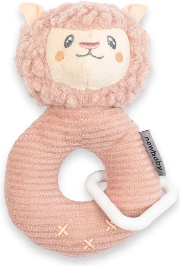 Плюшена дрънкалка New Baby лама