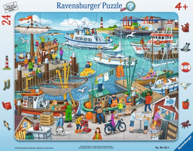 Ravensburger Puzzle Bay at the Harbor 24 Pieces
