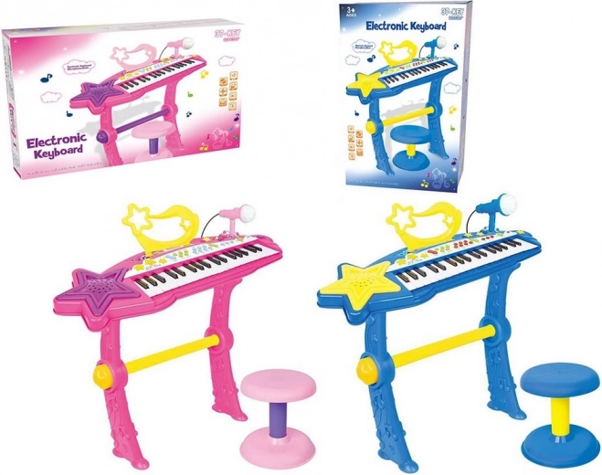 Electronic Piano with Microphone and 37 Keys