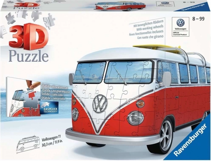 Ravensburger 3D пъзел Volkswagen T1 – 162 части