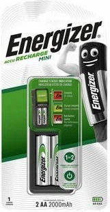 Energizer мини зарядно за AA/AAA + 2× AA Power Plus 2000 mAh