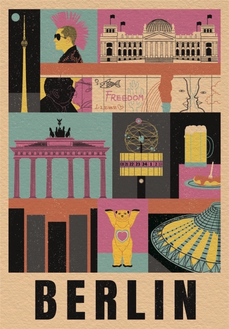 CLEMENTONI Puzzle Style in the City: Berlin 1000 pieces