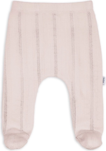 Lodger newborn warm pants with footies pointelle powder size 50